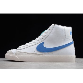 Nike Blazer Mid Vintage '77 Pacific Blue Sail-White BQ6806-400 Shoes